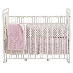 Danica Dba Cotton Tale Sw3s Sweet & Simple Pink 3 Pieces Crib Bedding Set