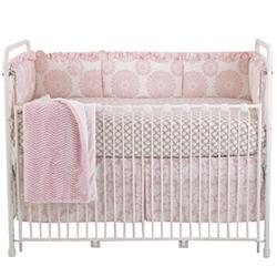 Danica Dba Cotton Tale Sw4s Sweet & Simple Pink 4 Pieces Crib Bedding Set
