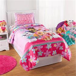 Ty5tw Girly Reversible Twin Bedding Set -5 Piece