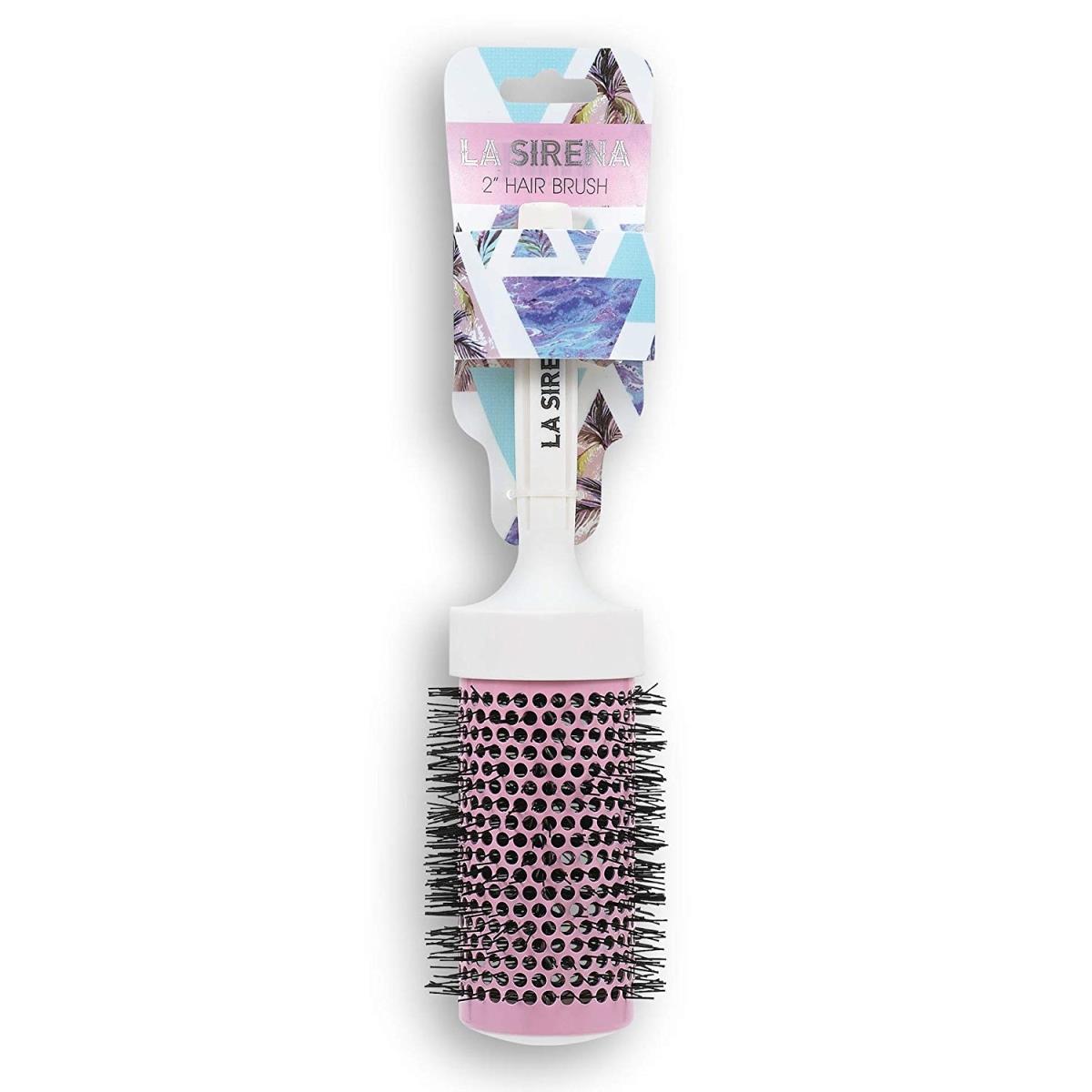 Ls-bru-2bp 2 In. Premium Quality Round Ceramic Hair Brushes, Blush Pink