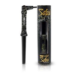 Hrt-1gcil-crc 1 In. Animal Print Limited Safari Edition Graduated Clipless Curling Iron Cone Wand, Crock