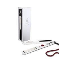 Wc-10ficwht 1 In. Cherry Professional Salon Grade Thermolon Premium Quality Flat Iron Hair Straightener, White