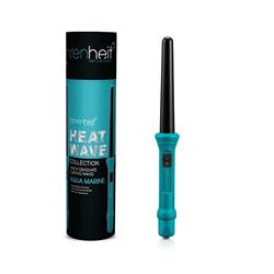 Fht-1gci-tqmr-fht-cic-10gtq 1 In. Rubberized Ceramic Graduated Curling Wand, Metallic Turquoise