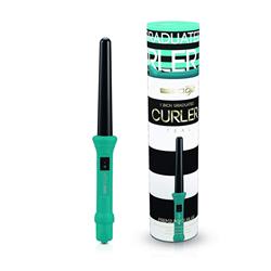 Hrt-1gci-tur 1 In. Limited Edition Premium Graduated Clipless Curling Iron Cone Wand, Turquoise