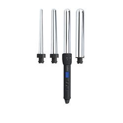 Ctx-4in1-prot 4-in-1 Pro Titanium Clipless Curling Iron Set With Four Interchangeable Heads & Heat Resistant Glove & 140 450 Deg Variable Temperature