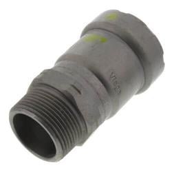 UPC 719583000023 product image for QVG-25116 1.25 in. Steel Adapter MegaPressG, P X MPT Pipe Fitting, Black | upcitemdb.com