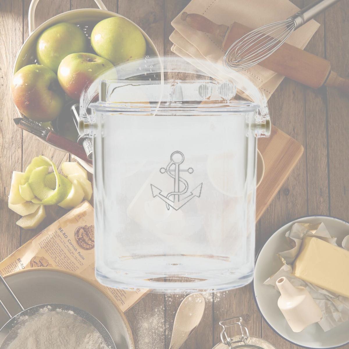 Picture of Carved Solutions Acrylic Insulated Ice Bucket With Tongs -Anchor