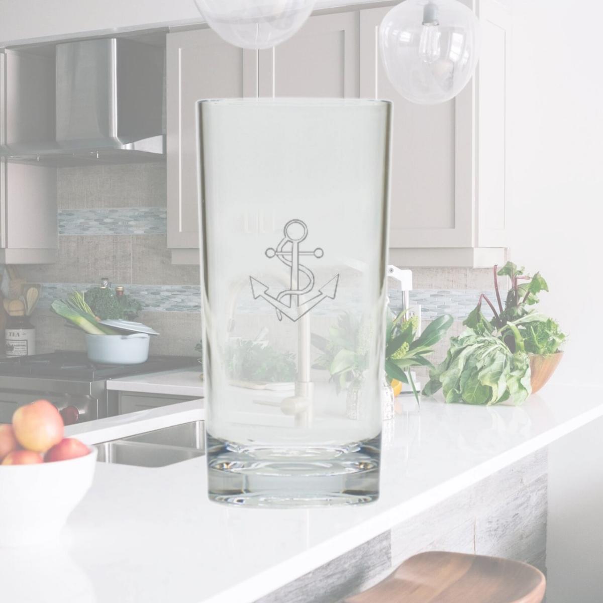 Picture of Carved Solutions Tall Cooler Glass Set Of 6-Anchor