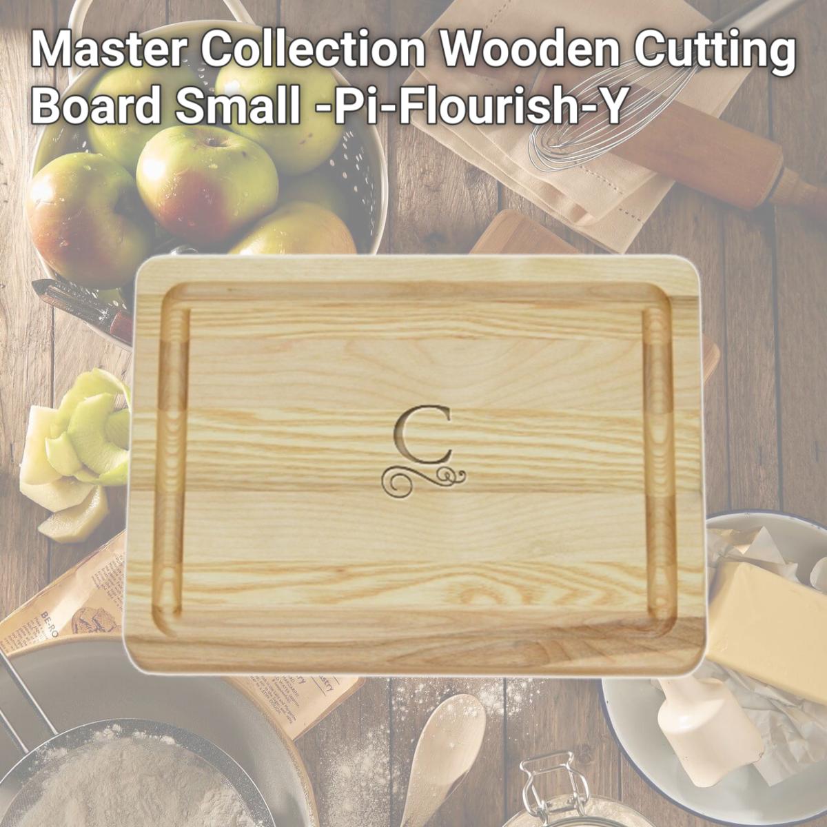 Picture of Carved Solutions Master Collection Wooden Cutting Board Small -Pi-Flourish-Y