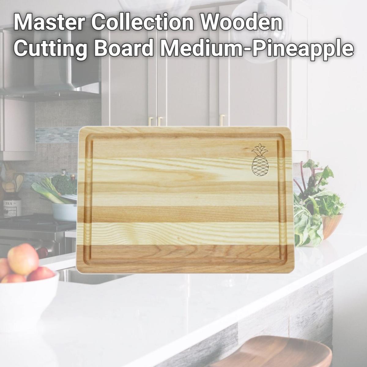 Picture of Carved Solutions Master Collection Wooden Cutting Board Medium-Pineapple