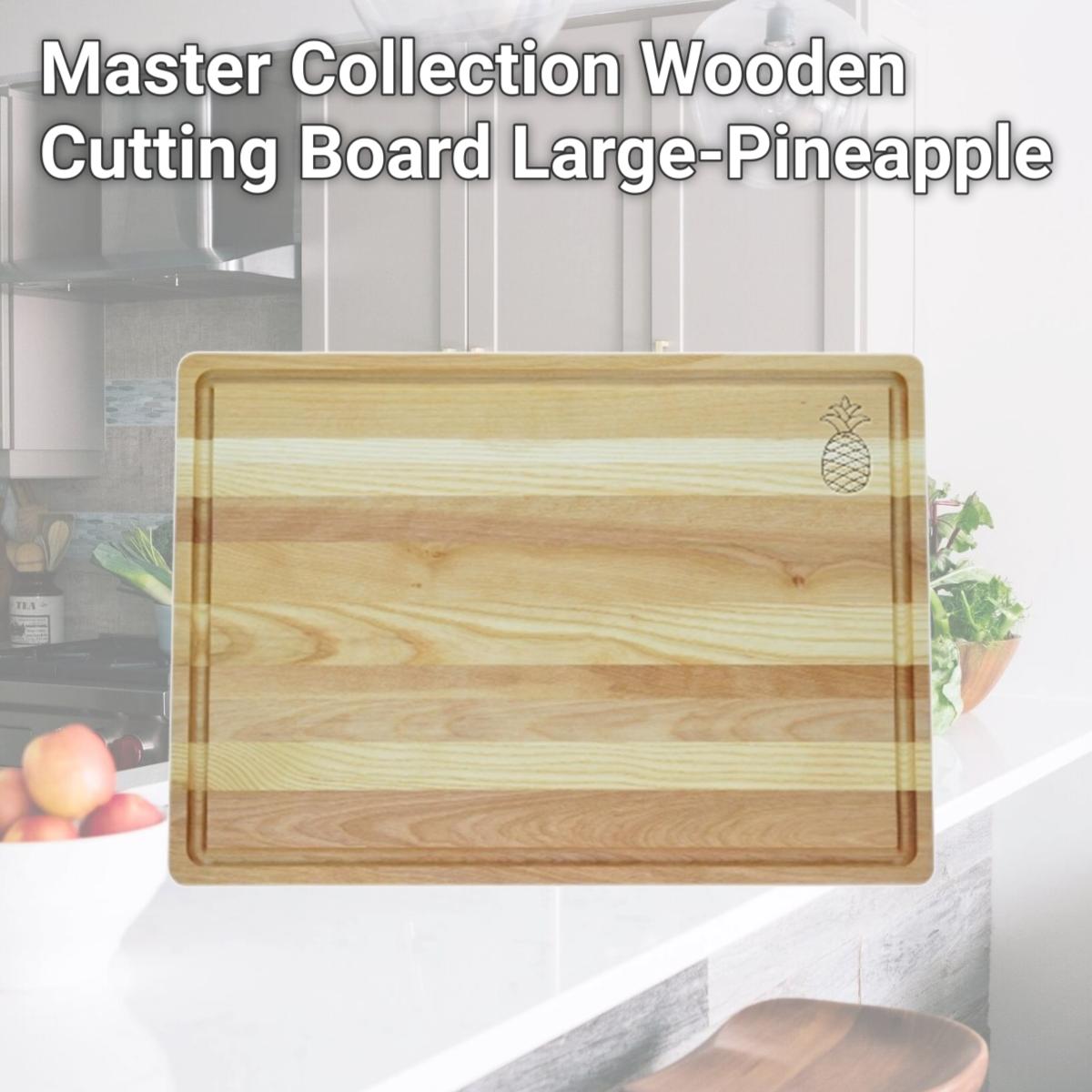 Picture of Carved Solutions Master Collection Wooden Cutting Board Large-Pineapple