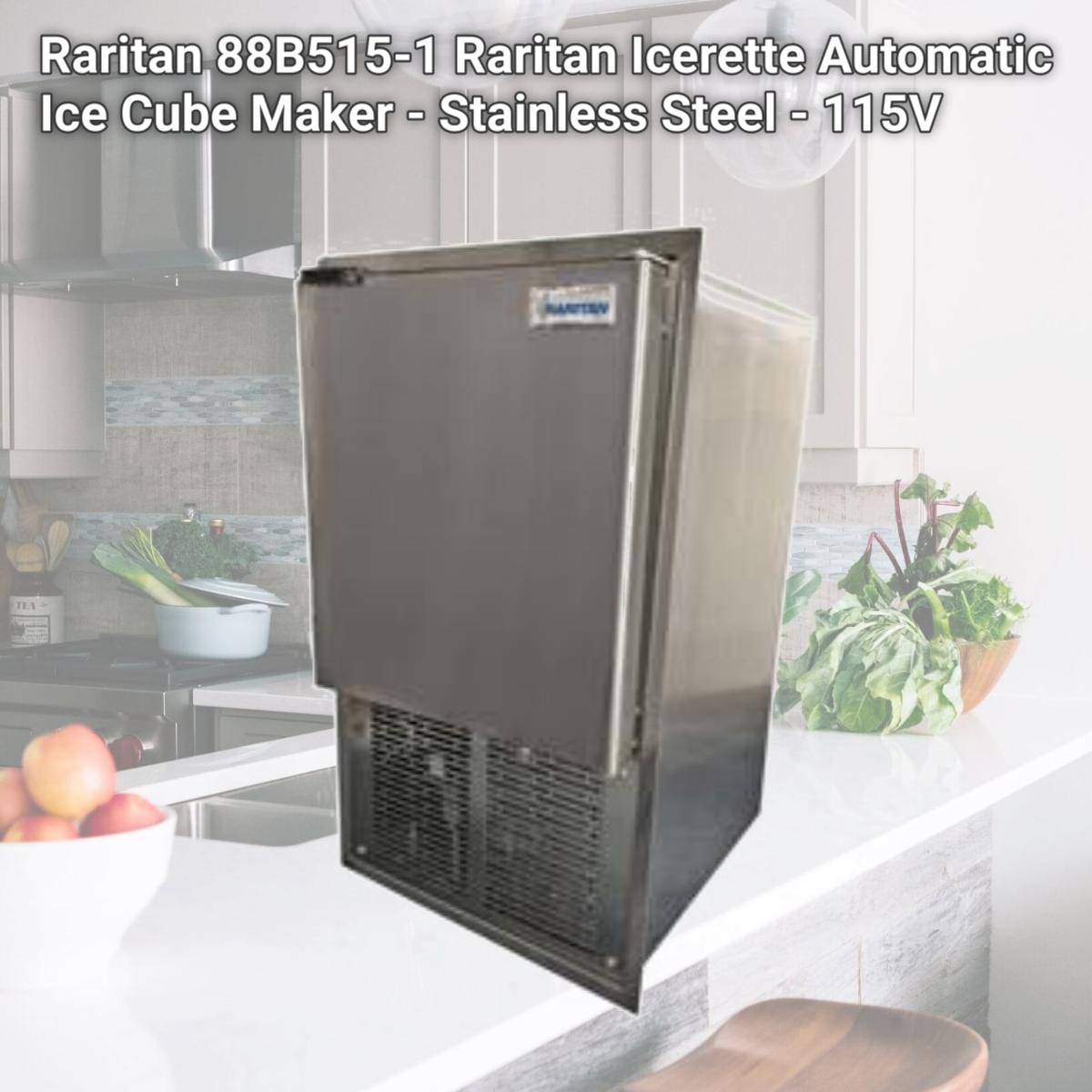 Picture of Raritan 88B515-1 Raritan Icerette Automatic Ice Cube Maker - Stainless Steel - 115V