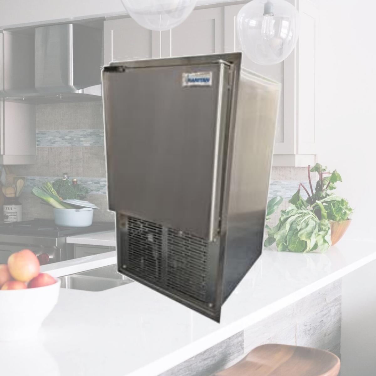 Picture of Raritan 88B515-1 Raritan Icerette Automatic Ice Cube Maker - Stainless Steel - 115V