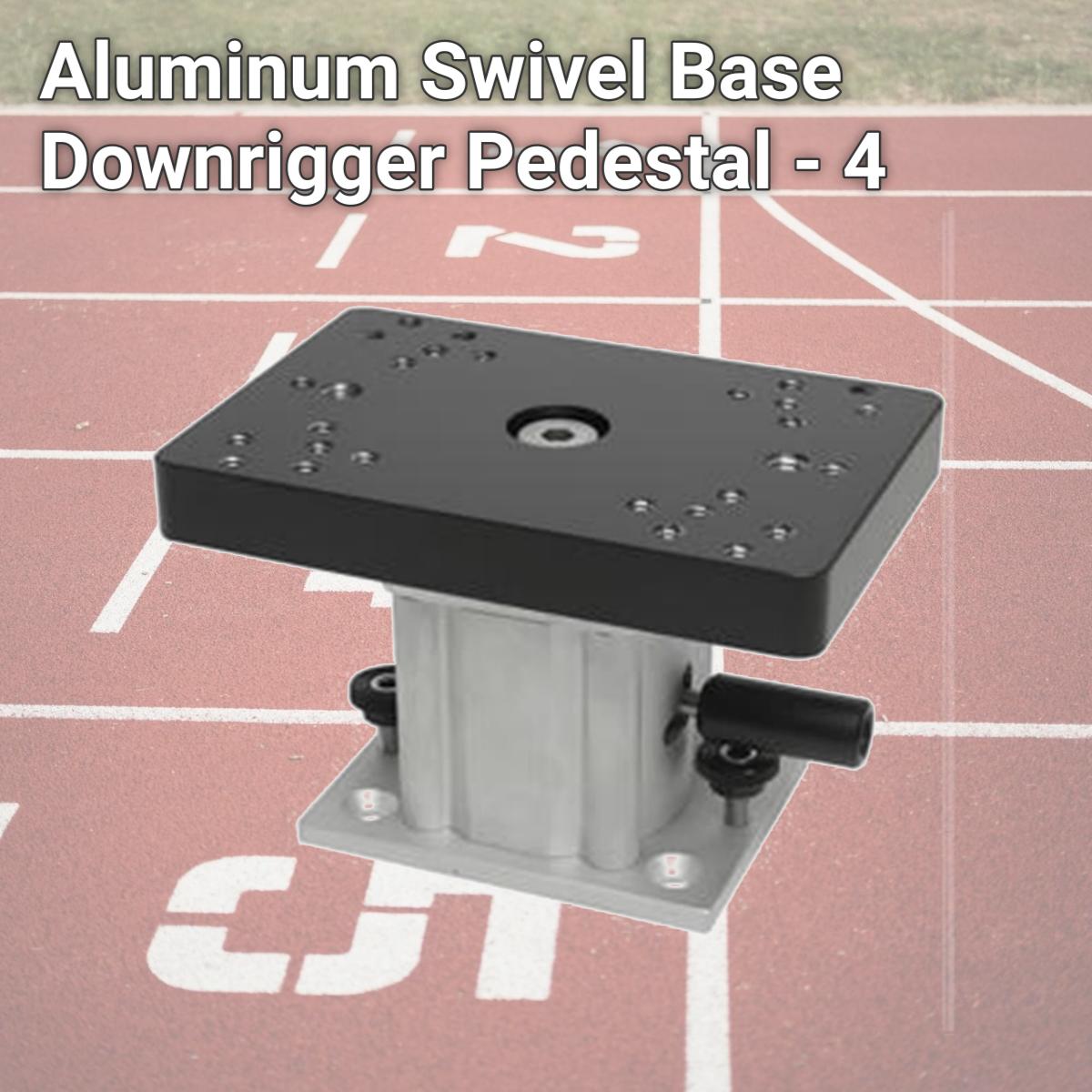 Picture of CANNON 1904032 Aluminum Swivel Base Downrigger Pedestal - 4  