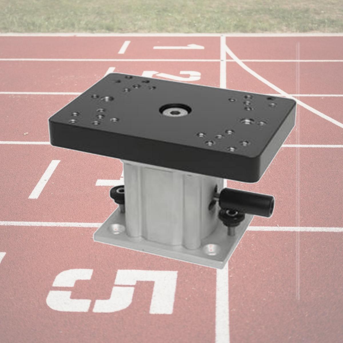 Picture of CANNON 1904032 Aluminum Swivel Base Downrigger Pedestal - 4  