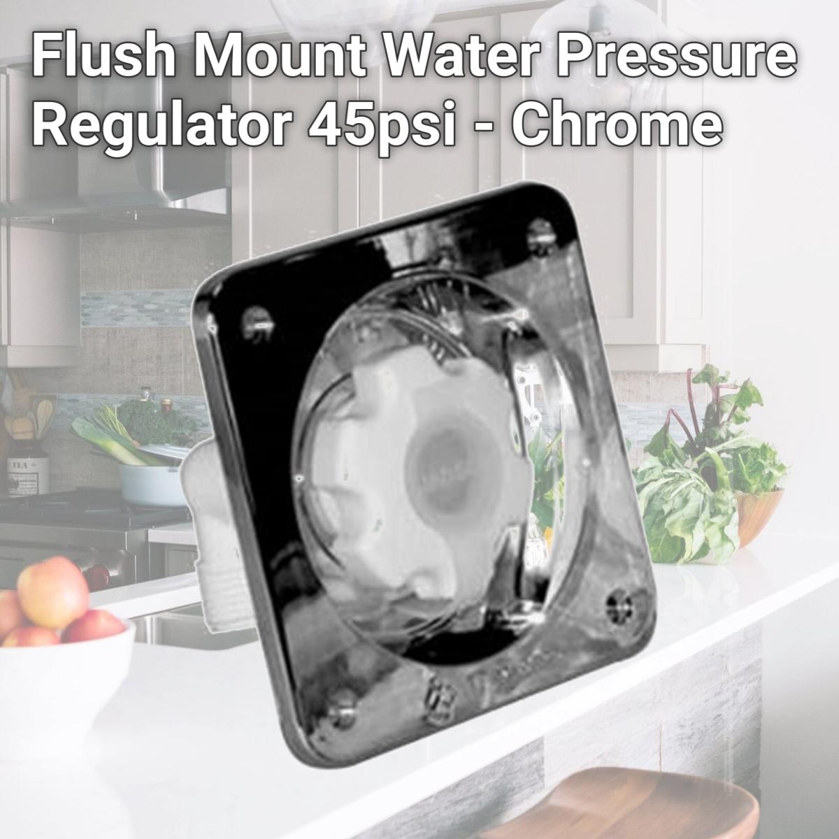 Picture of Jabsco Flush Mount Water Pressure Regulator 45psi - Chrome