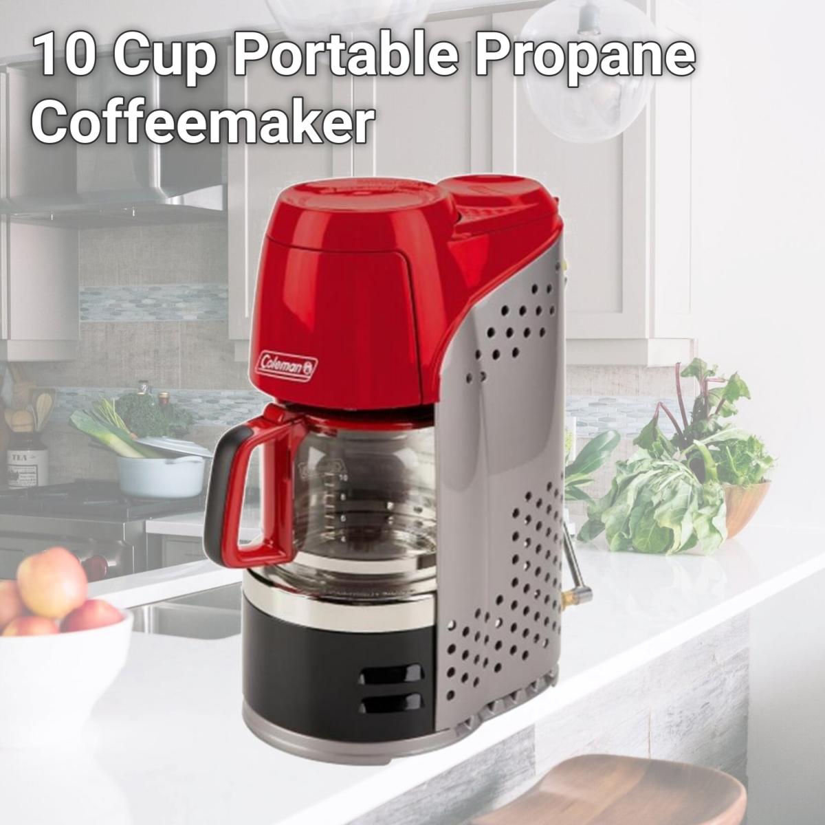 Picture of Coleman 2000020942 10 Cup Portable Propane Coffeemaker