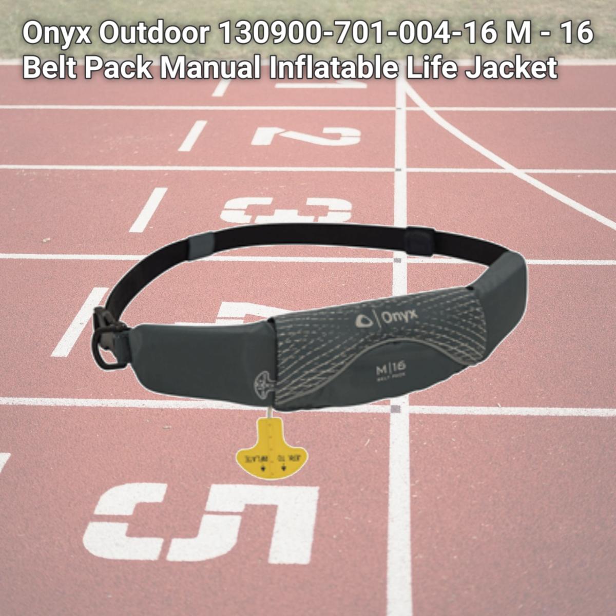 Picture of Onyx Outdoor 130900-701-004-16 M - 16 Belt Pack Manual Inflatable Life Jacket
