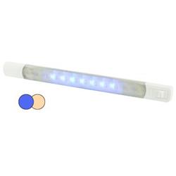 958121111 12 V Surface Strip Light With Switch Warm White & Blue Led