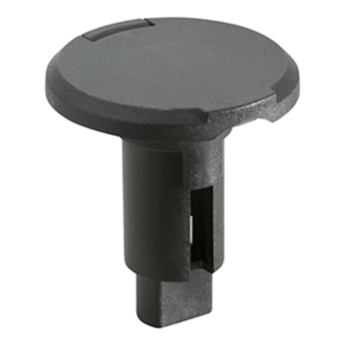 2 Pin Lightarmor Plug-in Base, Black - Round