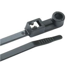 199308 14 In. Mounting Self Cutting Cable Ties, Uv Black - Pack Of 500