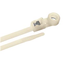 199317 14 In. Mounting Self Cutting Cable Ties, Natural - Pack Of 500