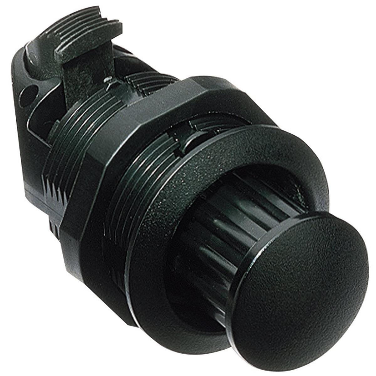 M1-2a-13-5 Plastic Pop Out Knob Latch With Fixed Grip Threaded Body - Black