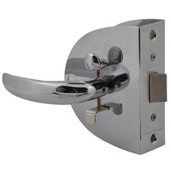 Mc-04-123-10 Compact Swing Door Latch, Non-locking - Chrome
