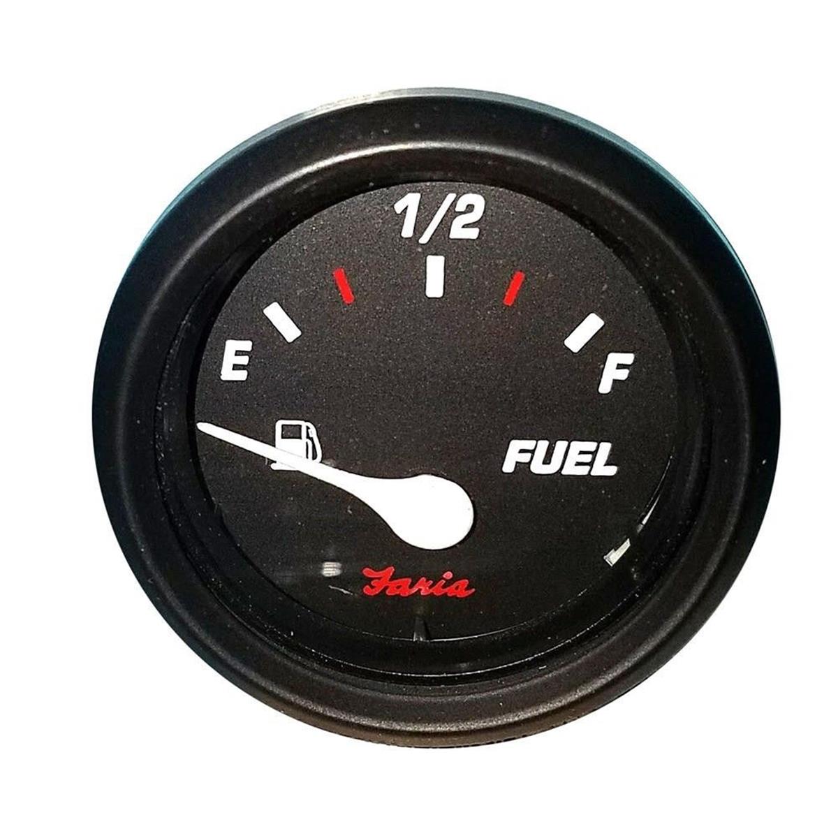14601 Professional 2 In. Fuel Level Gauge - Red