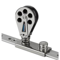 705-92 1.25 In. Spring Loaded Lined Slide & Stainless Steel For T-track
