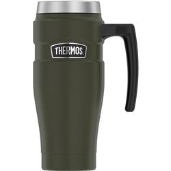 Sk1000ag4 16 Oz Stainless Steel Travel Mug 7 To 18 Hours Cold Matte, Army Green