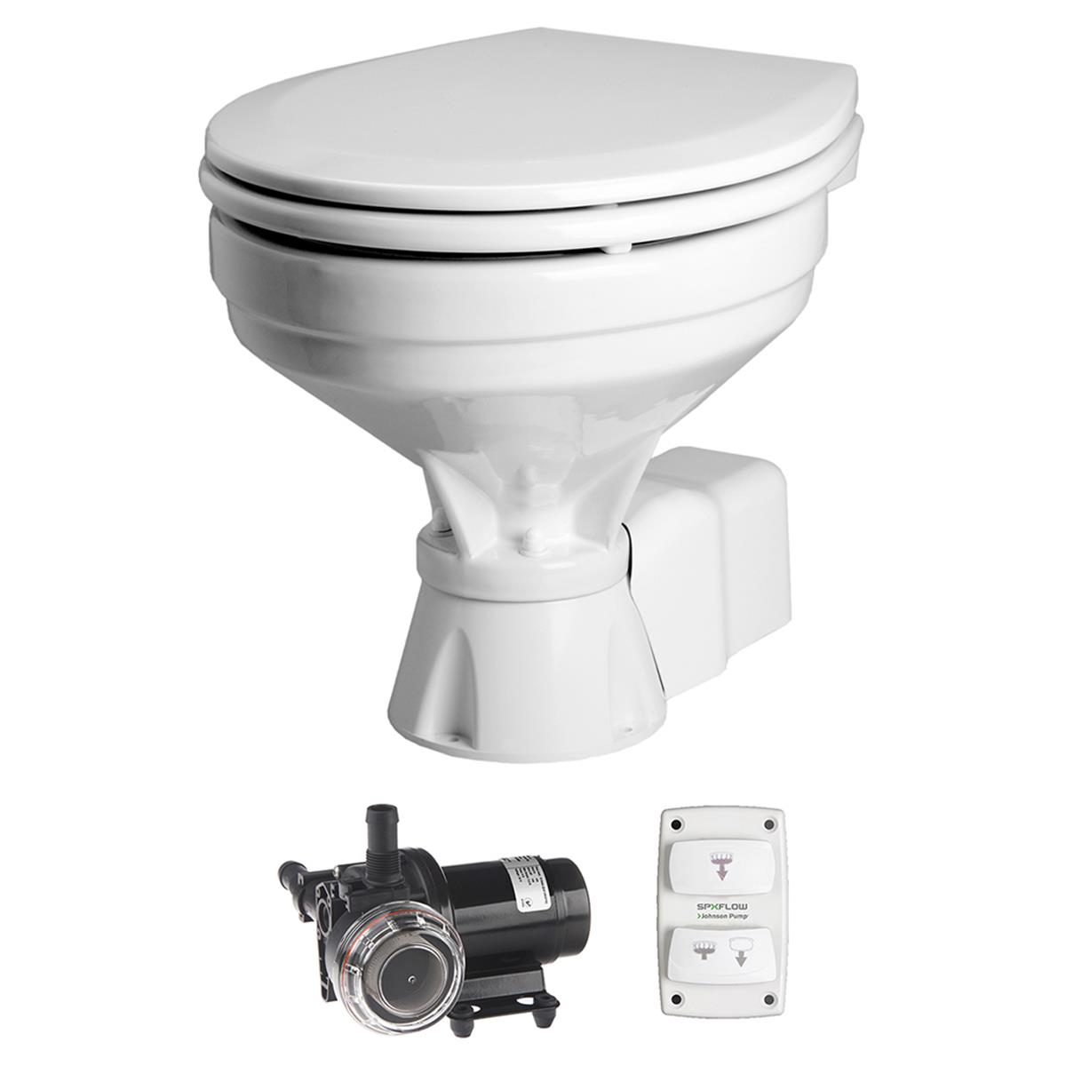 80-47232-01 Aquat Electric Comfort Toilet - 12v With Pump
