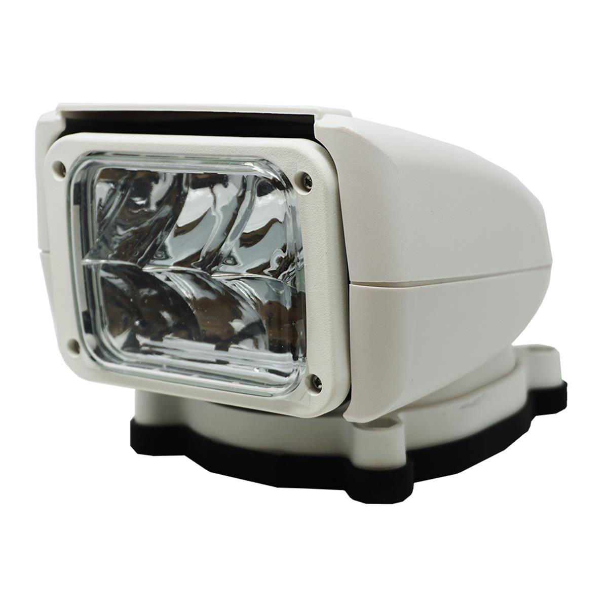 1956 Rcl-85 White Led Searchlight With Wireless Remote Control - 12-24v