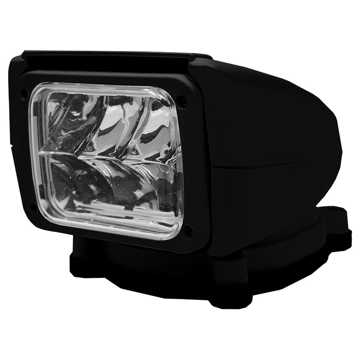 1957 Rcl-85 Black Led Searchlight With Wireless Remote Control - 12-24v