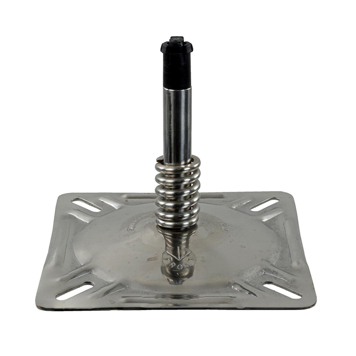 UPC 038132916180 product image for 1614201-PP 7 x 7 in. KingPin Swivel Seat Mount with Spring, Polished Finish | upcitemdb.com