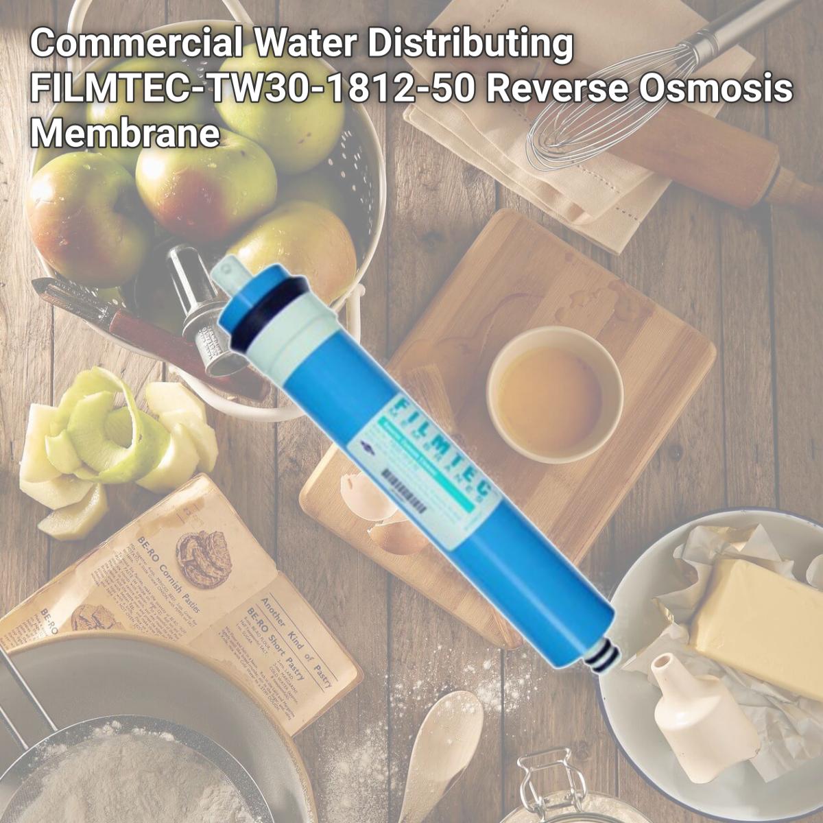 Picture of Commercial Water Distributing FILMTEC-TW30-1812-50 Reverse Osmosis Membrane