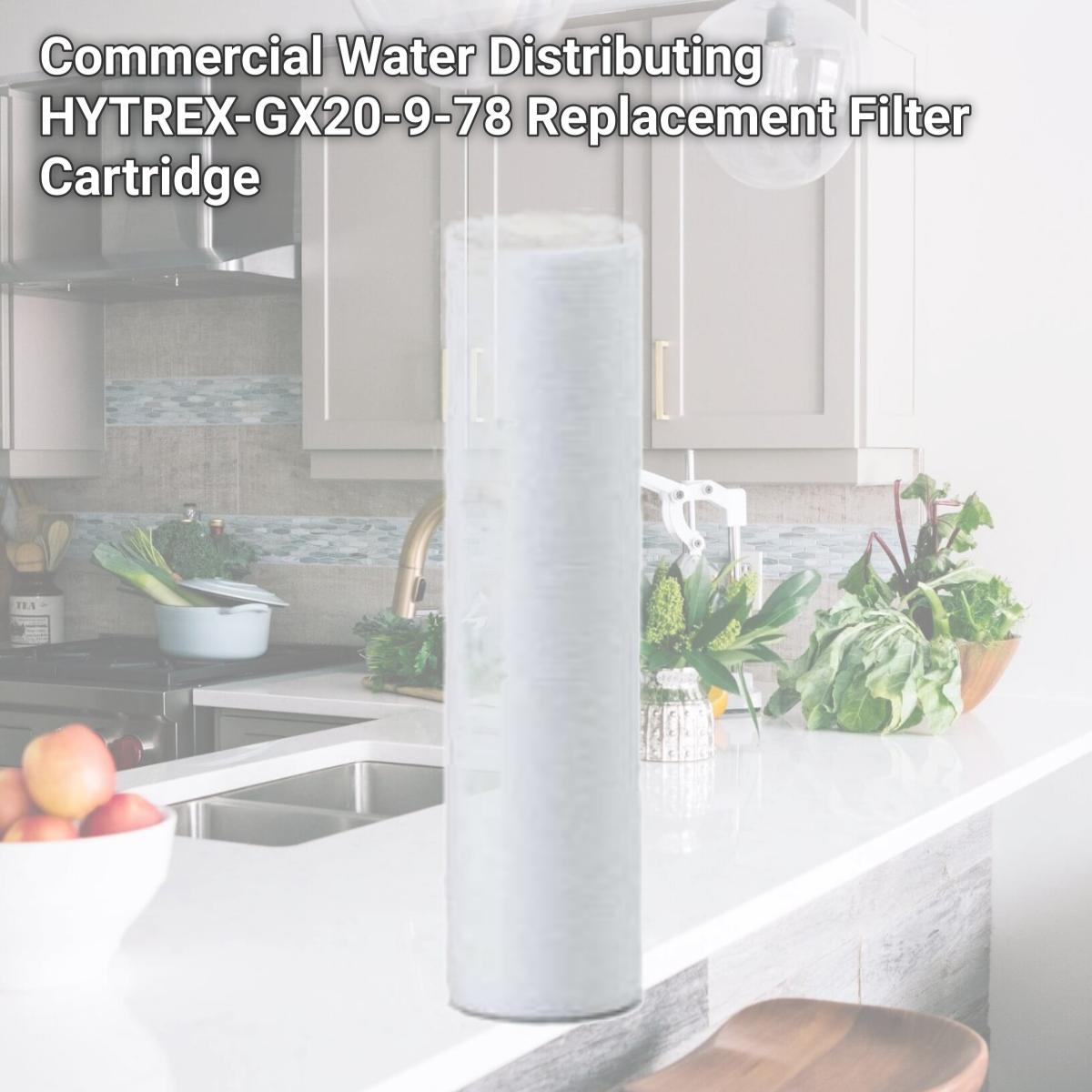Picture of Commercial Water Distributing HYTREX-GX20-9-78 Replacement Filter Cartridge 