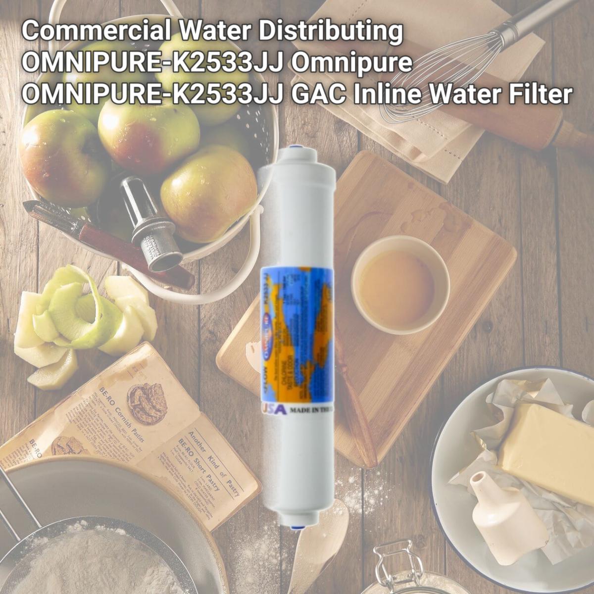 Picture of Commercial Water Distributing OMNIPURE-K2533JJ Omnipure OMNIPURE-K2533JJ GAC Inline Water Filter