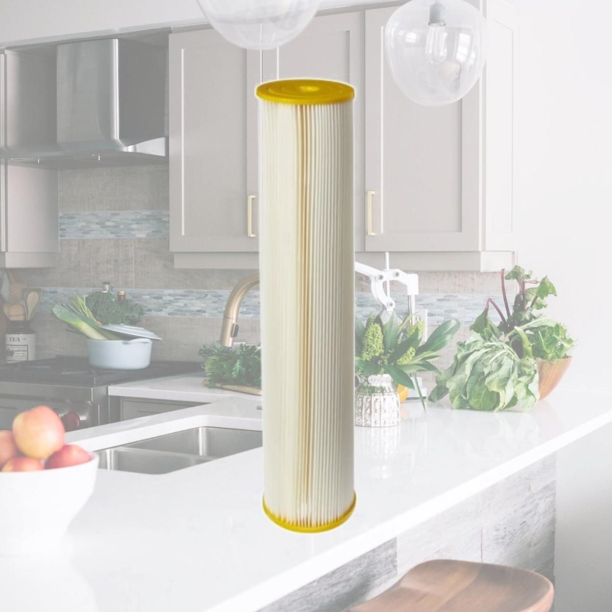 Picture of Commercial Water Distributing PENTEK-ECP50-20BB Pleated Sediment Water Filter, 50 Micron