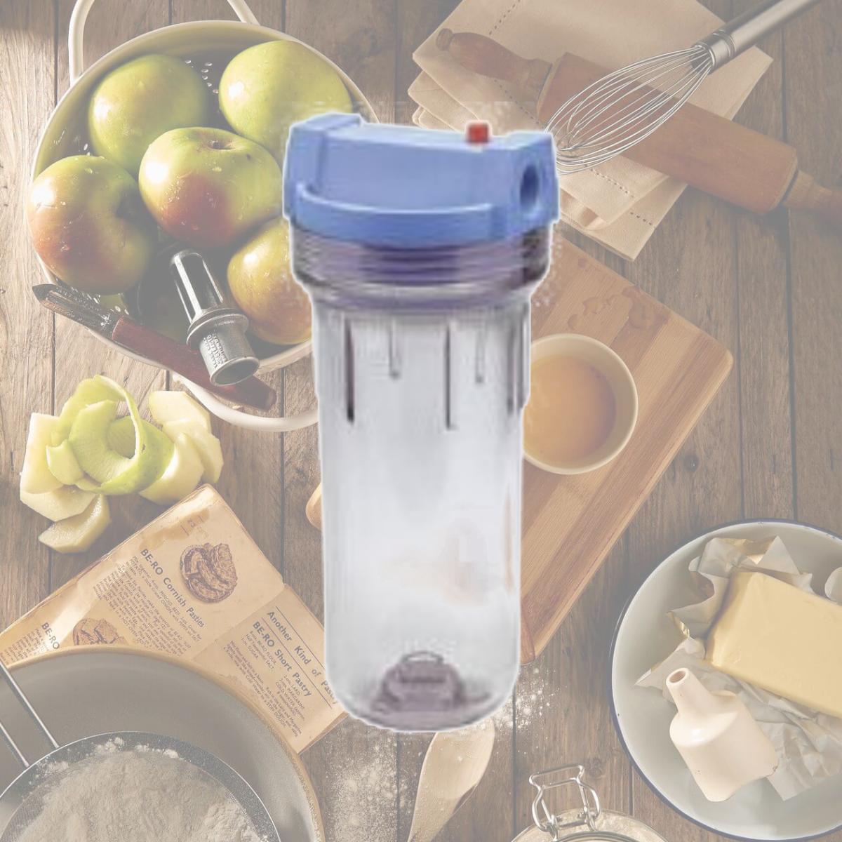 Picture of Commercial Water Distributing PENTEK-STANDARD-CLEAR-34-PR10 Water Filter Housing For Whole House