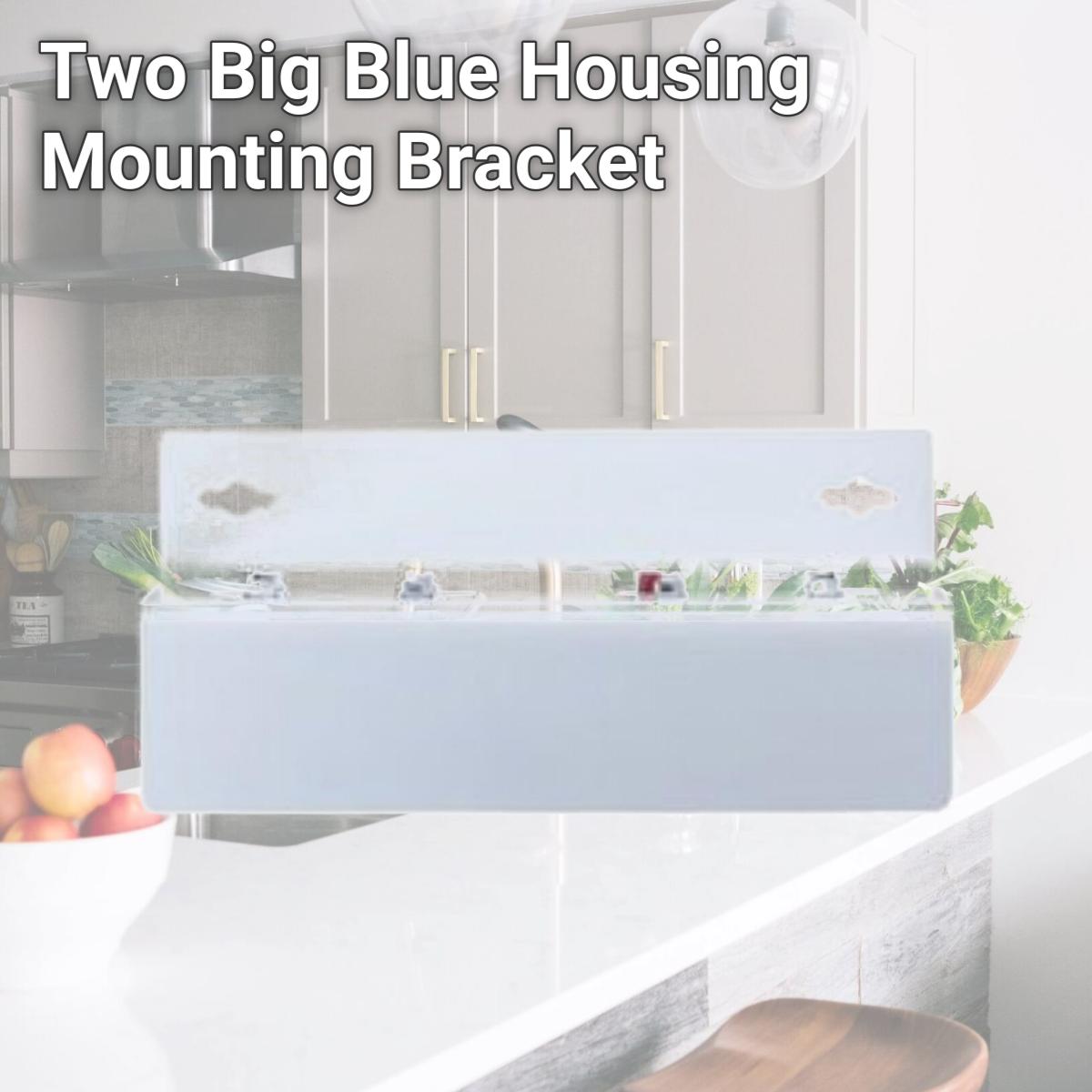Picture of Commercial Water Distributing Tier1-2WB-SS Two Big Blue Housing Mounting Bracket
