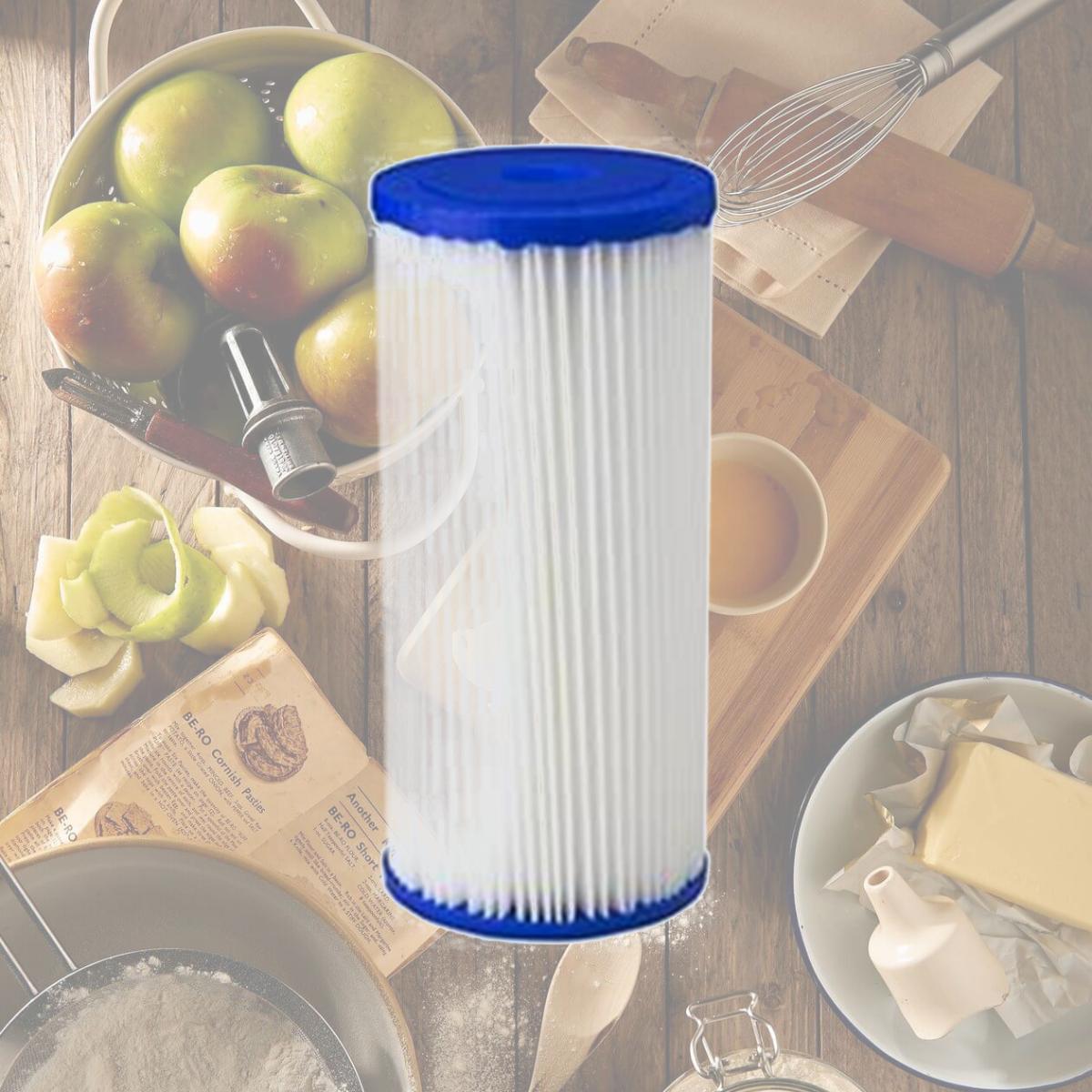 Picture of Commercial Water Distributing AMERICAN-PLUMBER-W50PEHD Polyester Whole House Heavy Duty Filter Cartridge, 50 Micron