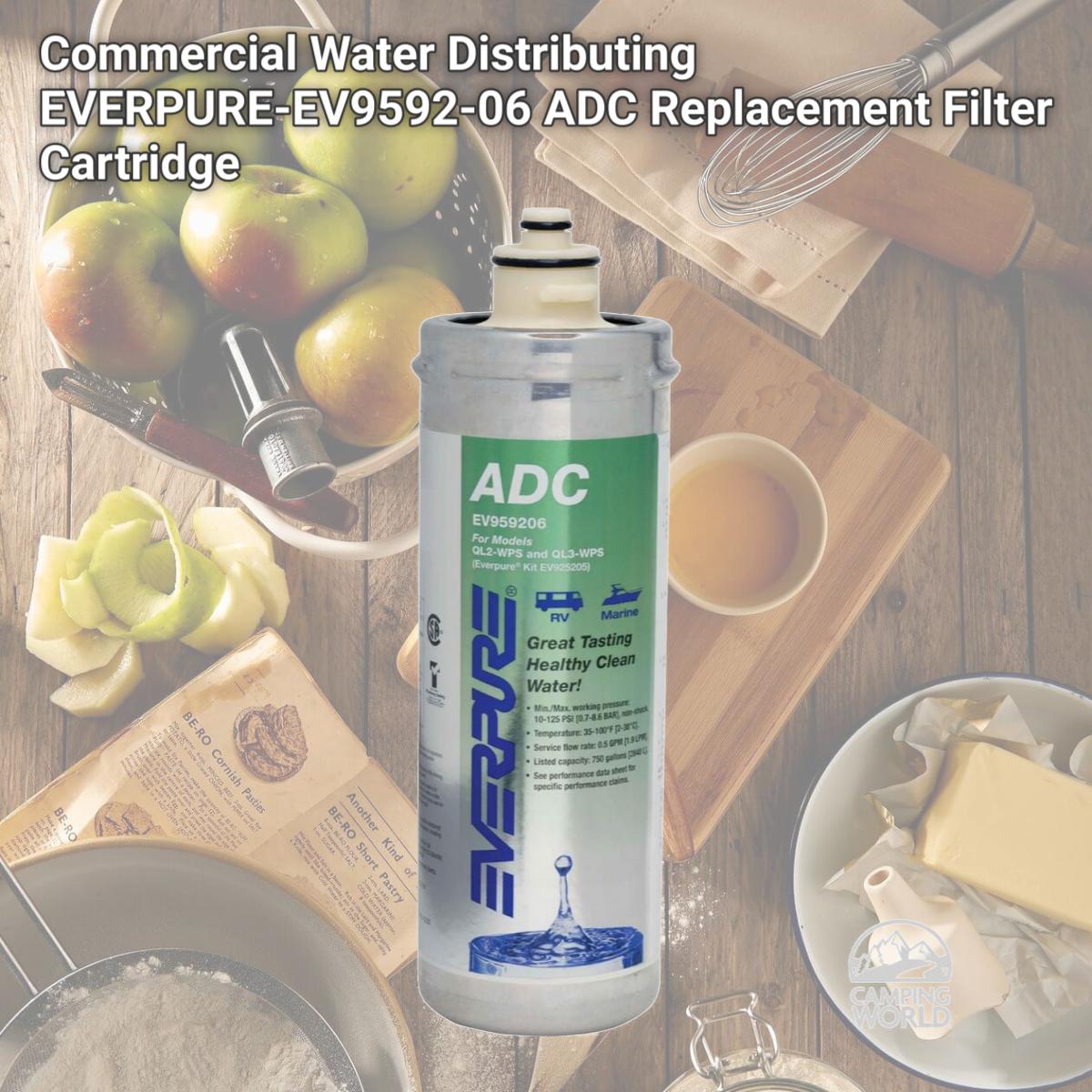 Picture of Commercial Water Distributing EVERPURE-EV9592-06 ADC Replacement Filter Cartridge