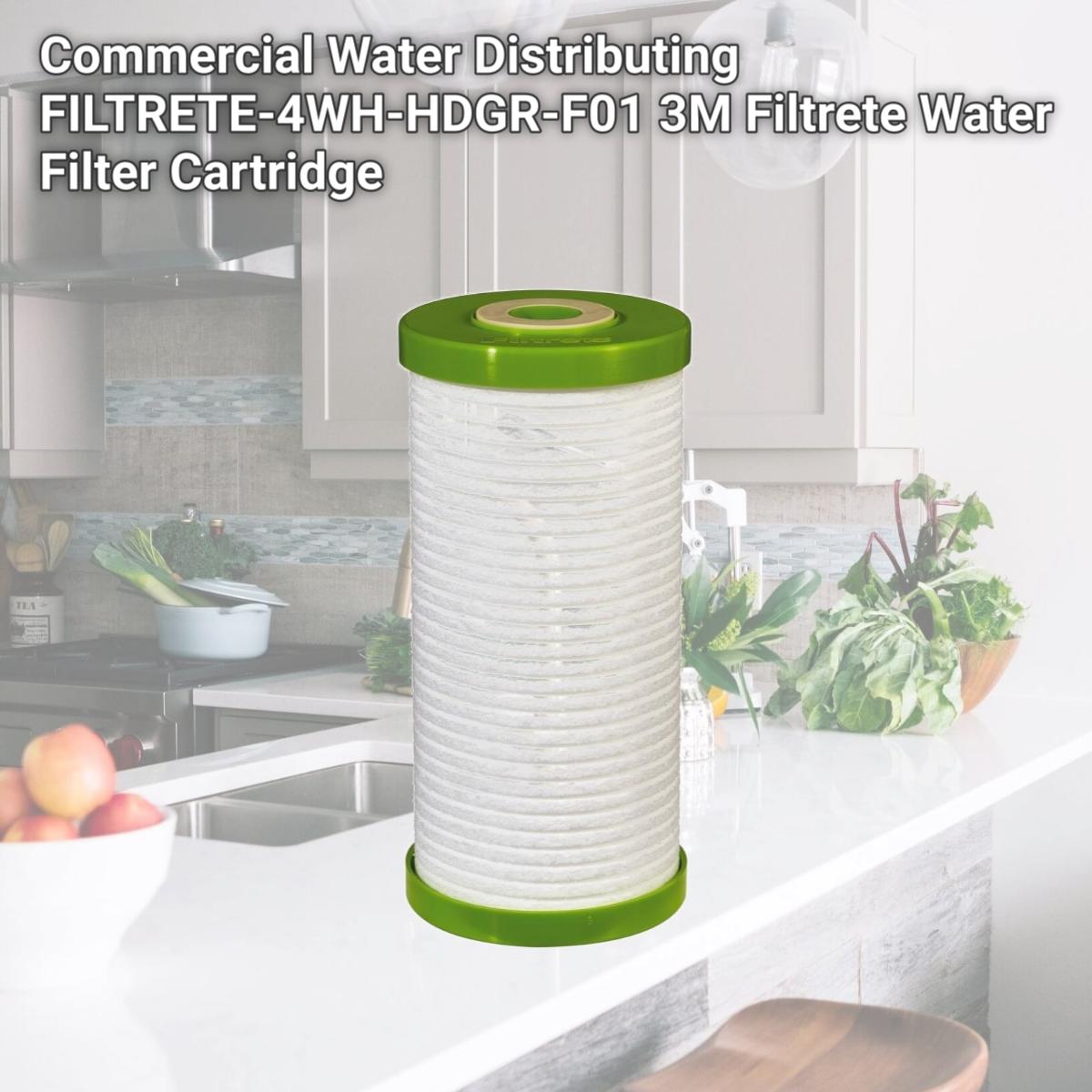 Picture of Commercial Water Distributing FILTRETE-4WH-HDGR-F01 3M Filtrete Water Filter Cartridge