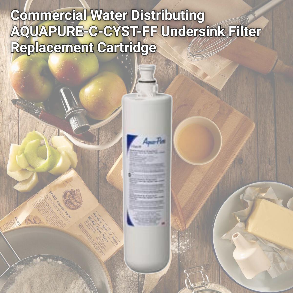 Picture of Commercial Water Distributing AQUAPURE-C-CYST-FF Undersink Filter Replacement Cartridge