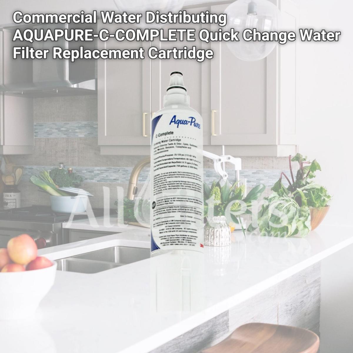 Picture of Commercial Water Distributing AQUAPURE-C-COMPLETE Quick Change Water Filter Replacement Cartridge
