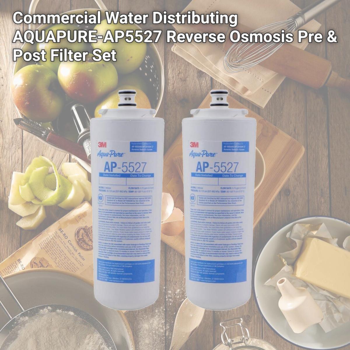 Picture of Commercial Water Distributing AQUAPURE-AP5527 Reverse Osmosis Pre & Post Filter Set