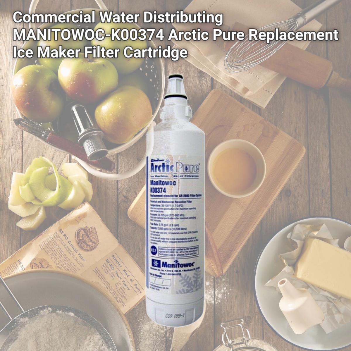 Picture of Commercial Water Distributing MANITOWOC-K00374 Arctic Pure Replacement Ice Maker Filter Cartridge
