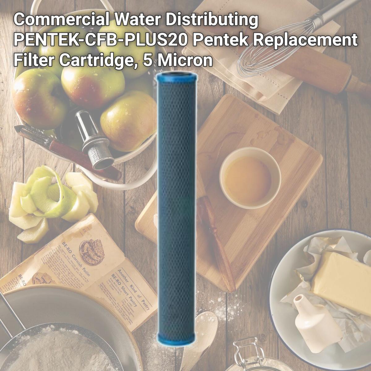 Picture of Commercial Water Distributing PENTEK-CFB-PLUS20 Pentek Replacement Filter Cartridge, 5 Micron