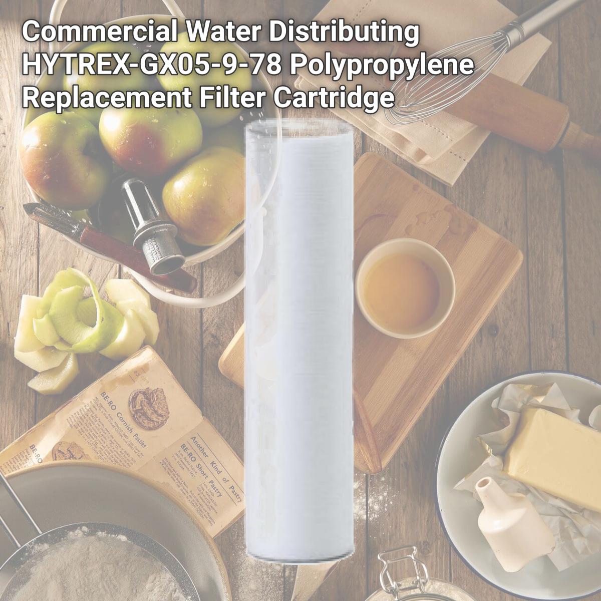 Picture of Commercial Water Distributing HYTREX-GX05-9-78 Polypropylene Replacement Filter Cartridge